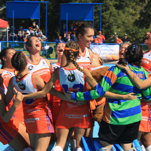 Hoërskool Upington happy hockey players