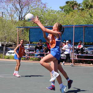 Hoërskool Upington netball game
