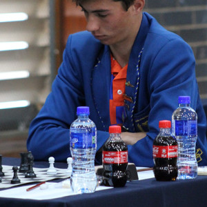 Hoërskool Upington student playing chess
