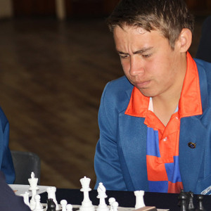 Hoërskool Upington student playing chess